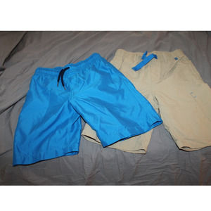 Land's End Boys' Shorts size S (8)  Set of 2 Pair